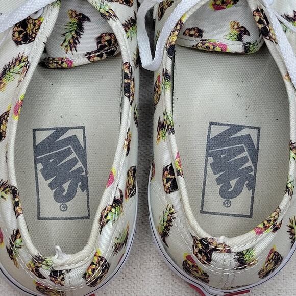 VANS Drained & Confused Aloha Pineapple Skull Low Sneakers Unisex M 7.5/ W 9 - Picture 8 of 14